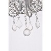 Elegant Lighting Elise 14 inch flush mount in chrome - 4 of 4