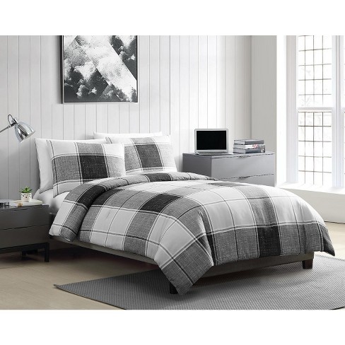 twin xl gray comforter sets
