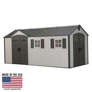 Lifetime 17.5 ft. x 8 ft. Outdoor Storage Shed (60213) - 1 of 4
