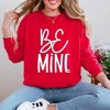 Simply Sage Market Women's Be Mine Words Long Sleeve Garment Dyed Tee - 3 of 4
