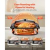 VEVOR Roaster Oven, 18QT Fast-Cooking Turkey Roaster, 150-450℉ Adjustable Temperature Turkey Oven with Self-Basting Lid, Removable Pan and Rack,Black - 4 of 4