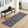Washable Modern Solid Living Room Rugs, Abstract Indoor Contemporary Floor Carpet for Bedroom Dining Room - 3 of 4
