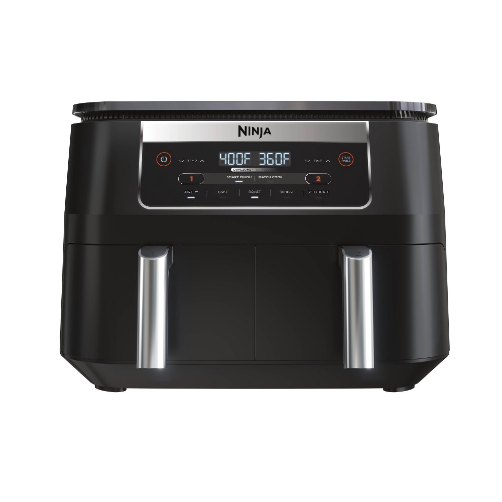 Ninja - Foodi 6-qt. 5-in-1 2-Basket Air Fryer with DualZone Technology - Black