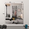 Apmir  2/3 pieces Rectangle Wall Mirror Home Gym Mirror Dance Studio Mirror Tempered Glass Mirror - 2 of 4