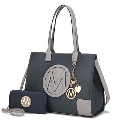 MKF Collection Louise Women’s Tote Bag and Wallet Set by Mia K