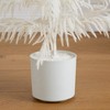 Nearly Natural 4' Artificial Real Touch White Norfolk Island Pine Christmas Tree with Natural Look - 3 of 4