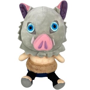 GREAT EASTERN ENTERTAINMENT CO DEMON SLAYER- INOSUKE SITTING PLUSH 7"H - 1 of 2