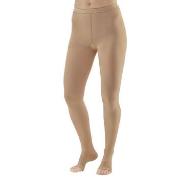 Ames Walker AW Style 307Adult Medical Support 30-40 mmHg Compression Open Toe Pantyhose