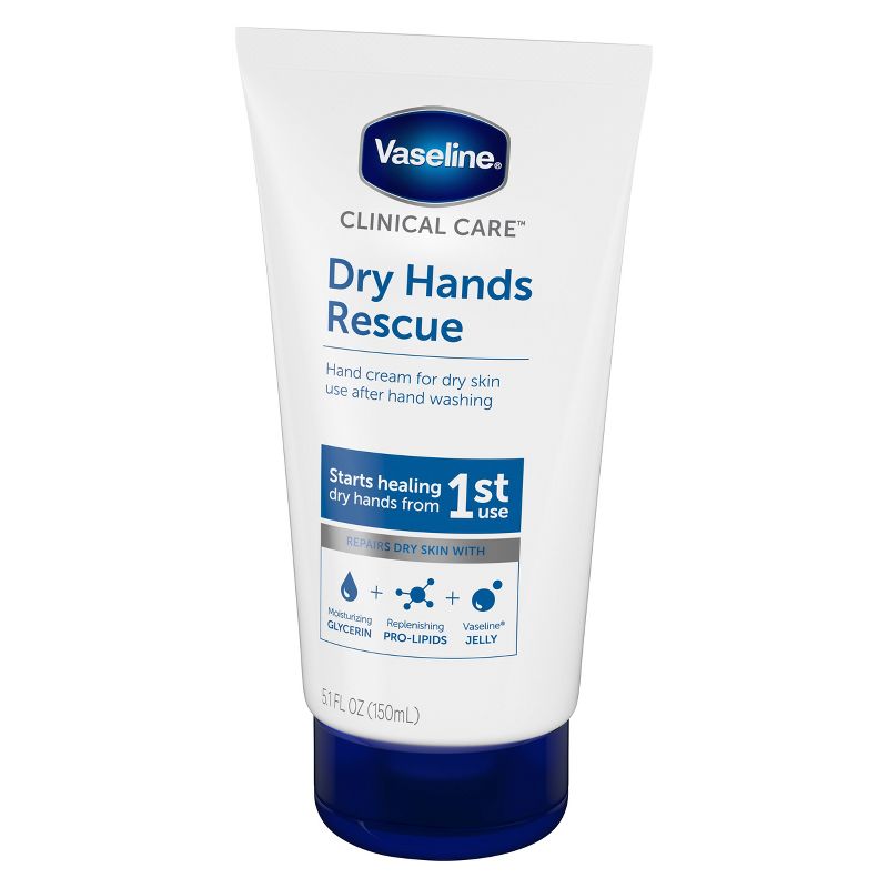 Vaseline Dry Hands Rescue Hand Lotion Unscented - 5.1 fl oz, 4 of 5