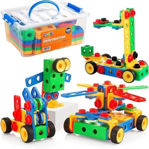 Building Blocks 104 Piece Set, STEM Educational Fun Toy Set - Play22usa - 1 of 4