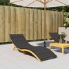 vidaXL Sun Lounger Cushion Black Oxford fabric (100% polyester) - 2 of 4