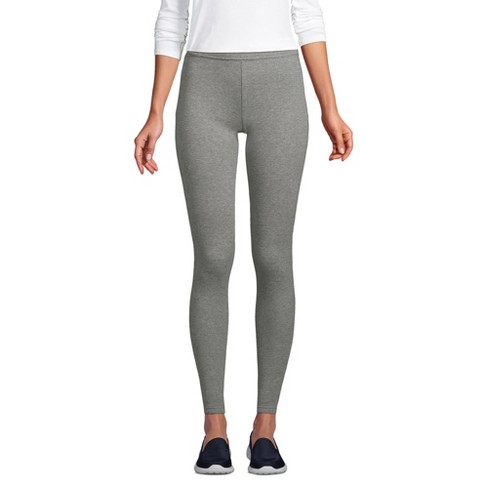 Lands' End Women's Tall High Rise Serious Sweats Pocket Leggings - Large  Tall - Cement Heather : Target