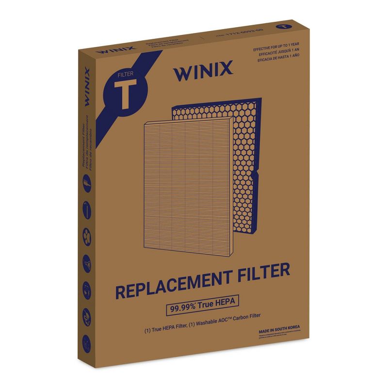 Winix Genuine 1712-0093-00 Air Purifier Replacement Filter T True HEPA for HR900, 5 of 6