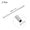 Unique Bargains 304 Stainless Steel Corrosion Resistant Round Industry Tube 2 Pcs - 2 of 4