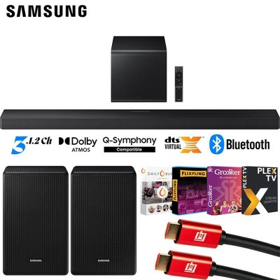 Samsung Q Series Soundbar HW-QS700F 3.1.2 ch Subwoofer (2025) with Rear Speaker Bundle