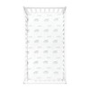 Sleepytime Sloth Organic Cotton Fitted Crib Sheet Gray Single 28x52x9 - 2 of 3