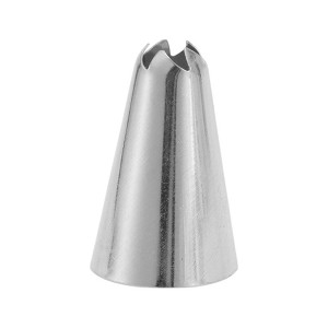 Unique Bargains Piping Tip Stainless Steel Silver Tone 0.7"x1.3" 1 Pcs - 1 of 3