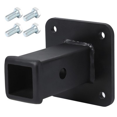 Hitch Wall Mount,2" Bolt-On Receiver Opening Hitch Tube,20,000 LBS Bumper Trailer Hitch Compatible for Skid Steer Mount Plate