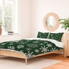 Iveta Abolina Silent Night Green Duvet Cover + Pillow Sham(s) - Deny Designs - 2 of 4
