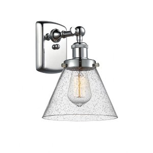 Cone - 1 Light Wall Sconce In Industrial Style-13 Inches Tall and 8 Inches Wide - 1 of 1