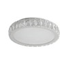 Crystal LED Ceiling Light, 13.80-Inch Flush Mount,38W Dimmable Modern Fixture, Energy-Saving, Perfect for Living Room, Transparent - 4 of 4