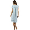 Casual Nights Women's Flowery Short Sleeve Nightgown - 3 of 4