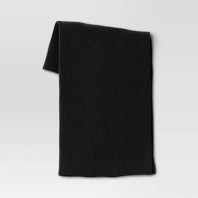 Chunky Knit Reversible Throw Blanket - Threshold™