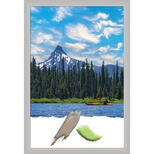 Amanti Art Low Luster Silver Wood Picture Frame - 1 of 4