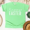 Simply Sage Market Women's Happy Easter With Heart Short Sleeve Garment Dyed Tee - 2 of 4