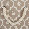 Bone Dry Polyester Pet Bin Lattice Paw - 4 of 4