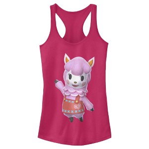 Juniors Womens Nintendo Animal Crossing Reese Racerback Tank Top - 1 of 3
