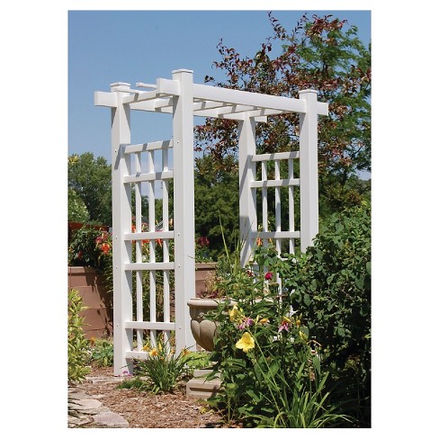 White 96 H Dura-Trel Belmont Arbor White 96 H Dura-Trel Belmont Arbor