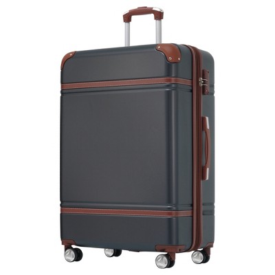 Maggift Luggage, with 4 Spinner Wheels Lightweight Suitcase, Suitable for business trips and travel, Black, 20.1"*12.4"*30.3"