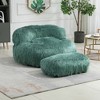 CAVINAS Bean Bag Chair Sofa Chair with Ottoman Floor Chair with Handle for Reading Room, Living Room - 4 of 4