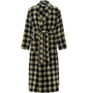 ADR Men's Ultra Plush Fleece Robe, Big and Tall Bathrobe - 1 of 4