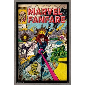 Trends International Marvel Comics - Black Widow - Marvel Fanfare #11 Framed Wall Poster Prints - 1 of 4