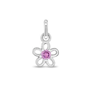 Girls' Good Vibes Sterling Silver Charms - In Season Jewelry - 1 of 3