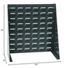 Quantum Storage Systems Bench Rack, 18"L X 8"W X 19"H, 16 Gauge Steel Louvered Model, Gray Enamel Finish - image 2 of 2