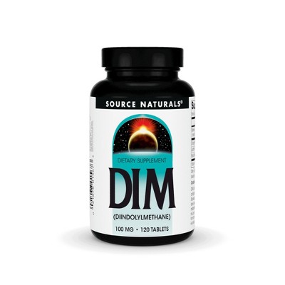 Dim (diindolylmethane) 100 Mg By Source Naturals, Inc. - 120 Tablet ...