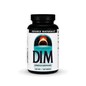 DIM (Diindolylmethane) 100 mg by Source Naturals, Inc.  -  120 Tablet - 1 of 3