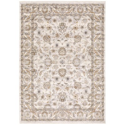 Oriental Weavers Maharaja 070W1 Ivory/ Grey Indoor Area Rug - 3'3" x 5'