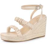 Perphy Espadrille Platform Ankle Strap Wedge Heel Sandals for Women