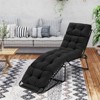 Tangkula 73" Lounge Chaise Cushion Padded Recliner Cushion - 2 of 4