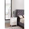 NicBex 3 Drawer Nightstand End Table,Wood Side Table with Round Knob Handles for Bedroom,Living Room,Bedside - 2 of 4
