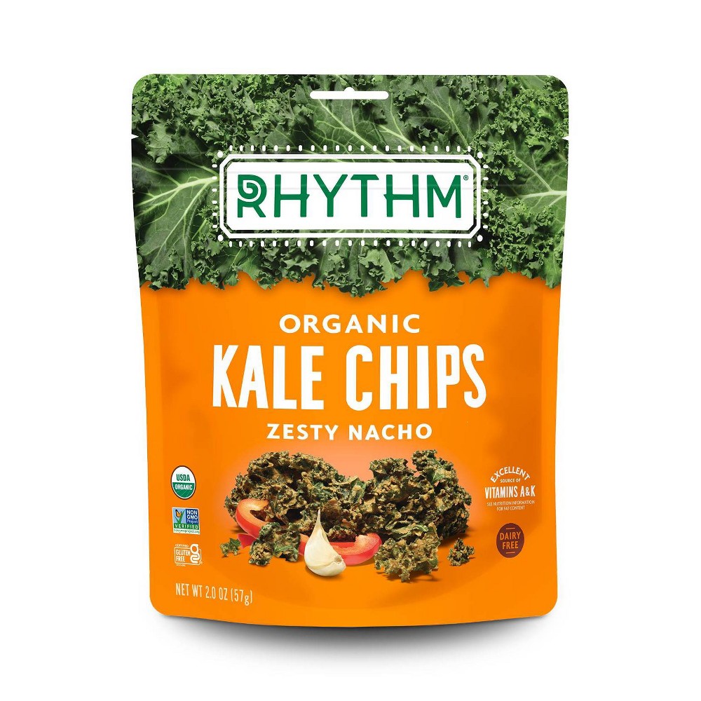UPC 829739000323 product image for Rhythm Organic Vegan Superfoods Zesty Nacho Kale Chips - 2oz | upcitemdb.com