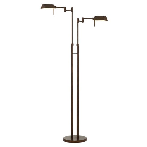 45 5 X 58 Adjustable Metal Clemson, Adjustable Arm Floor Lamp