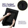 8pc 100% Combed Cotton Towel Set (2 Bath, 2 Hand, 4 Wash) by Sweet Home Collection™ - 3 of 4