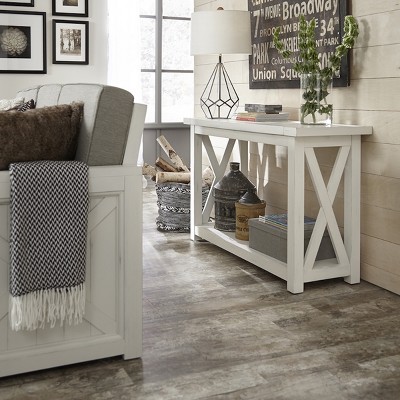 Seaside Lodge Console Table - Off White - Home Styles