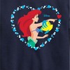 Boys' - Disney - Ariel Heart Graphic Long Sleeve Fleece Sweatshirt - 2 of 4