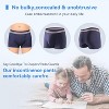 CARER Incontinence Underwear for Men Washable Reusable Men's Bladder Leak Proof Boxer Briefs - Mild Absorbency 2pk - 4 of 4